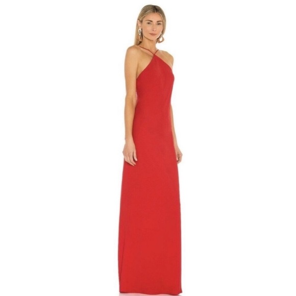 Amanda Uprichard x Revolve Lipstick Red - Riesling Dress - Large. B9 - Picture 2 of 8